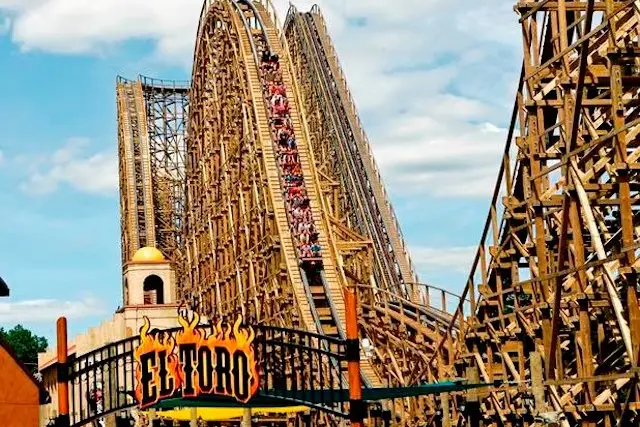 The famed El Toro, at Six Flags Great Adventure, which the accused potentially rode many, many times.
